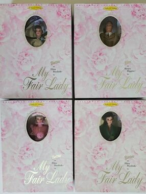 My Fair Lady - Hollywood Legends Collection Barbie Set of 4 New In Box 1995